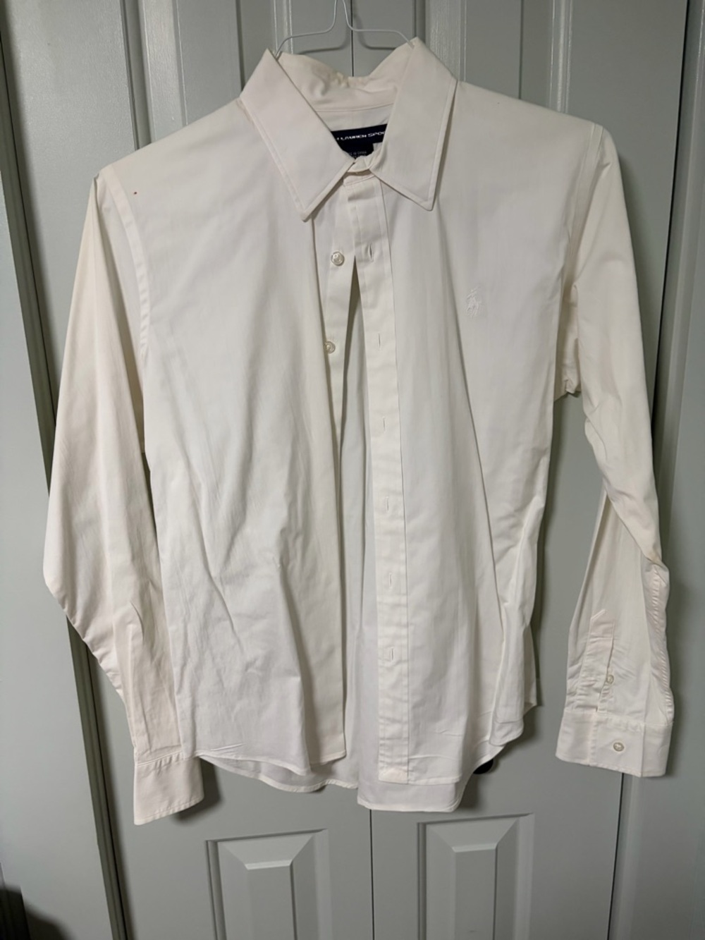 Women’s Classic Button-Down Dress Shirt - Cream